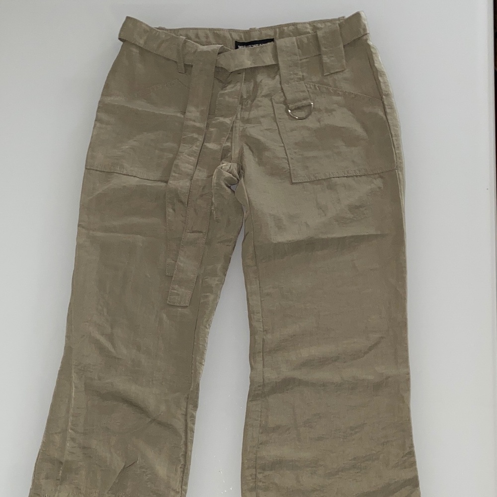Y2K Low Cropped Cargo Pants